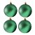 Bolas De Natal - Glitter Verde Escuro - 4 unidades - Rizzo - Imagem 1