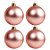 Bolas De Natal - Fosca Rose - 4 unidades - Rizzo - Imagem 1
