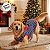 Roupa Para Pet - Azul Marinho Listrada Com Papai Noel - 1 unidade - Rizzo - Imagem 7