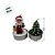 Velas Decorativa de Natal - Dupla Natalina Papai Noel e Pinheiro - 6x5cm - 1 unidade - Rizzo - Imagem 3