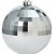 Bola de Natal - Disco Prata - 20cm - 1 unidade - Cromus - Rizzo - Imagem 2