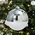 Bola de Natal - Disco Prata - 10cm - 4 unidades - Cromus - Rizzo - Imagem 1