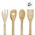 Kit 4 Utensílios de Bambu Essential - 30,2x6,1x3cm - 1 unidade - Rizzo - Imagem 2