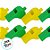 Apito Verde e Amarelo - 4,5x2,5cm - 12 unidades - Rizzo - Imagem 2