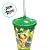 Copo com Tampa e Canudo - Brasil Copa do Mundo Verde - 700ml - 1 unidade - Rizzo - Imagem 2