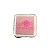 Almofada Para Carimbo em Plástico e Espuma - Carimbeira Rosa - 3x3cm - INK002-3 - 1 unidade - Rizzo - Imagem 1