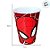 Kit 10 Copos para Lembrancinha - Homem Aranha Vermelho - 320ml - 1 unidade - Disney Original - Rizzo - Imagem 3