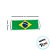Banner com Haste - Bandeira do Brasil - 24x50cm - 1 unidade - Rizzo - Imagem 4