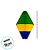 Enfeite Decorativo de Papel Seda - Balão Oriental - Bandeira do Brasil - 48cm - 1 unidade - GiroToy - Rizzo - Imagem 7