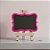 Mini Lousa Decorativa em MDF - Rosa Neon - 18x12cm - 1 unidade - Rizzo - Imagem 1