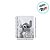 Caderno Smart Colegial Com Folhas Reposicionáveis - Stitch - Ref. 4668 - Disney Original - 1 unidade - Rizzo - Imagem 2