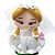 Boneca Noivinha Junina em Biscuit - 5x8x5cm - 1 unidade - Rizzo - Imagem 3