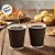 Copo de Papel Biodegradável 240ml - Dupla Marrom - 25 unidades - Rizzo - Imagem 4