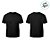 Camiseta Preta - 100% Algodão  - 1 unidade - Rizzo - Imagem 2