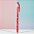 Caneta Grip Floral - Esferográfica Azul - Vermelho - 1 unidade - Rizzo - Imagem 1