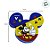 Borracha Escolar Mickey - Azul  - 4cm - Disney Original - 1 unidade - Rizzo - Imagem 3
