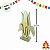 Display Decorativo Festa Junina - Espiga de Milho Candy - 26cm - 1 unidade - Rizzo - Imagem 2