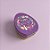 Lata de Metal Ovo de Páscoa - Happy Easter Roxo - 11,5x9x4,5cm - 1 unidade - Rizzo - Imagem 1