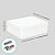 Lata de Metal Retangular - Branca - 19x12x4,5cm - 1 unidade - Rizzo - Imagem 3
