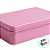 Lata de Metal Retangular  - Rosa - 19x12x4,5cm - 1 unidade - Rizzo - Imagem 2