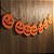 Faixa Decorativa de Halloween - Abóboras Laranjas - 2m - 1 unidade - Rizzo - Imagem 1