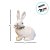 Enfeite Decorativo de Páscoa - Coelho com Colar de Flores - 22x29x14cm - 1 unidade - Cromus - Rizzo - Imagem 6