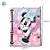 Fichário Universitário Pvc - Minnie Mouse Rosa - 27x22cm - Disney Original - 1 unidade - Rizzo - Imagem 3