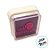 Almofada Para Carimbo em Plástico e Espuma - Carimbeira Roxa - 3,5x3,5cm - 1 unidade - Art Montagem - Rizzo - Imagem 2