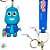 Chaveiro 3D Sulley - Monstros S.A - 7cm - Disney Original - 1 unidade - Rizzo - Imagem 2