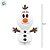Borracha Escolar 3D - Olaf - Frozen - Disney Original - 1 unidade - Rizzo - Imagem 3