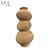 Vaso Decorativo Orgânico de Cerâmica - Natural - 40x19x16cm - 1 unidade - Cromus - Rizzo - Imagem 2