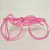 Óculos Canudo - Rosa - 11,4cm - 1 unidade - Rizzo - Imagem 1