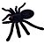 Aranha Preta de Veludo - 19x15cm - 1 unidade - Rizzo - Imagem 4