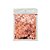 Confete Hexagonal Holográfico - Ouro Rose - 15g - 1 unidade - Rizzo - Imagem 1