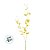 Haste Flor Permanente - Orquídea Dançante - Amarelo - 83cm  - 1 unidade - Cromus - Rizzo - Imagem 3