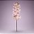 Haste Flor Permanente - Orquídea Phalaenopsis - Rosa Claro - 75cm  - 1 unidade - Cromus - Rizzo - Imagem 1