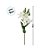 Haste Flor Permanente - Lírio com Folhas - Branco - 68cm - 1 unidade - Cromus - Rizzo - Imagem 4