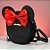 Bolsa Transversal - Minnie Mouse Laço de Lantejoulas - 22x18cm - Disney Original - 1 unidade - Rizzo - Imagem 1