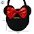 Bolsa Transversal - Minnie Mouse Laço de Lantejoulas - 22x18cm - Disney Original - 1 unidade - Rizzo - Imagem 3
