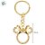 Chaveiro Metal - Minnie Mouse - Strass e Dourado - 3,5cm - Disney Original - 1 unidade - Rizzo - Imagem 3