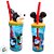 Copo com Tampa e Canudo - Mickey Mouse 3D - Amarelo - 360ml - Disney Original - 1 unidade - Rizzo - Imagem 4