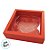 Caixa Coração Diamantado - 1 Cavidade - Vermelho - 13x13x3cm - 5 unidades - Crystal - Rizzo - Imagem 4