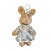 Mini Coelha Para Pendurar Bege - Vestido Florido - 20cm - 1 unidade - Rizzo - Imagem 2