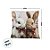 Capa para Almofada de Páscoa Premium - Coelhos Laço - Vermelho - 43x43cm - 1 unidade - Rizzo - Imagem 5