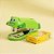 Grampeador Mini Bichinhos com 1000 Grampos - Crocodilo - Verde - 6x3,5cm - 1 unidade - Deli - Rizzo - Imagem 1