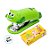 Grampeador Mini Bichinhos com 1000 Grampos - Crocodilo - Verde - 6x3,5cm - 1 unidade - Deli - Rizzo - Imagem 3