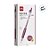 Caneta Gel Retrátil com Grip Colorido - Ponta Bullet 0.5mm Vinho - Caixa - 12 unidades - Deli - Rizzo - Imagem 4