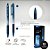 Caneta Esferográfica Retrátil XTREAM PRO - Ponta Bullet 0,7mm Azul - Caixa - 12 unidades - Deli - Rizzo - Imagem 2