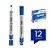 Marcador para Quadro Branco - Ponta Bullet 2.0mm - Azul - Caixa - 12 unidades - Deli - Rizzo - Imagem 2