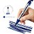 Marcador para Quadro Branco - Ponta Bullet 2.0mm - Azul - Caixa - 12 unidades - Deli - Rizzo - Imagem 3